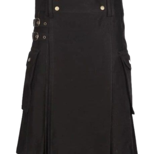 BLACK UTILITY KILTS