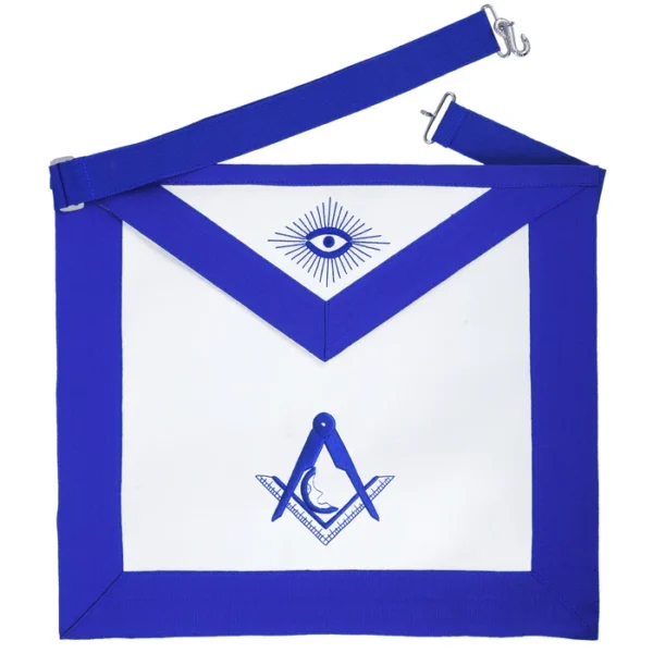 Junior Deacon Blue Lodge Officer Apron - Machine Embroidery Junior Deacon Blue Lodge Officer Apron - Machine Embroidery