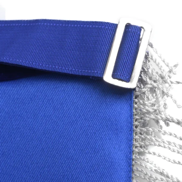 Treasurer Apron - Navy Blue with Fringe & Side Tabs