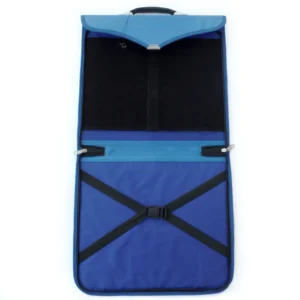 Master Mason Blue Lodge Apron Case - Blue Leather MM, WM, Provincial
