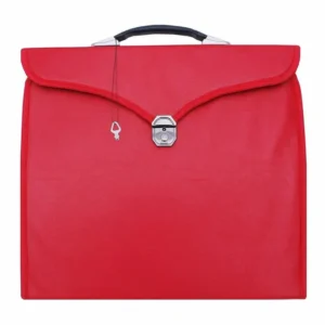 Master Mason Blue Lodge Apron Case - Leather Square & Compass G MM/WM