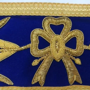 Grand Master Craft English Regulation Apron - Royal Blue