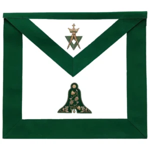 Senior Warden Allied Masonic Degrees Apron - Green Velvet