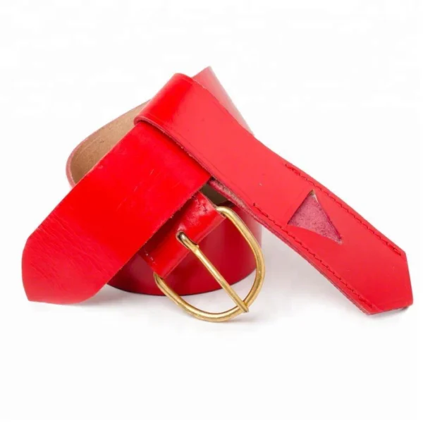 Masonic Regalia Belt - Frog Red Masonic Regalia Belt - Frog Red