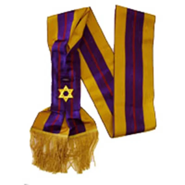 2nd Degree Order of the Secret Monitor Amd English Regulation Sash - Tricolor 2nd Degree Order of the Secret Monitor Amd English Regulation Sash - Tricolor