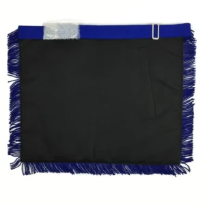 Master Mason Blue Lodge Apron - Blue with Embroidery & Fringe