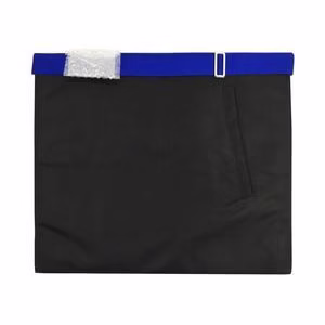 Master Mason Blue Lodge Apron - White & Royal Blue