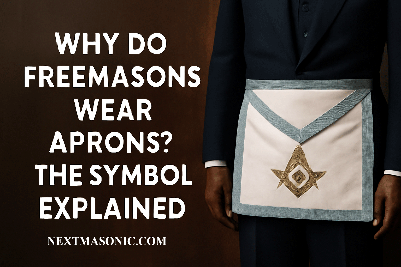 Why Do Freemasons Wear Aprons? The Symbol Explained