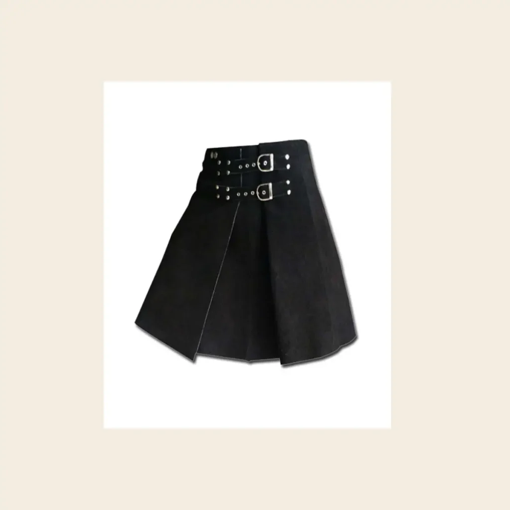 how roman gladiator warrior leather kilt is finished
