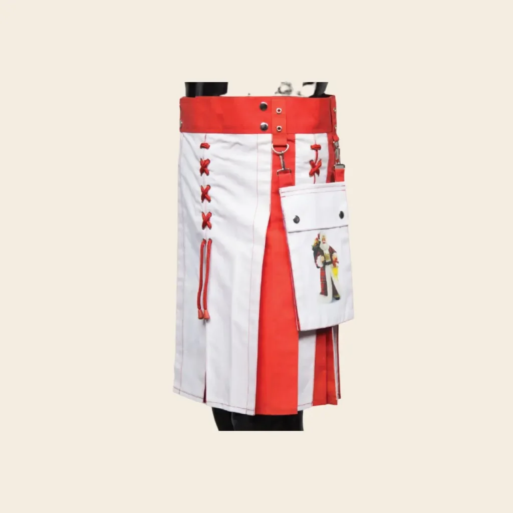 how santa claus kilt for stylish men is finished