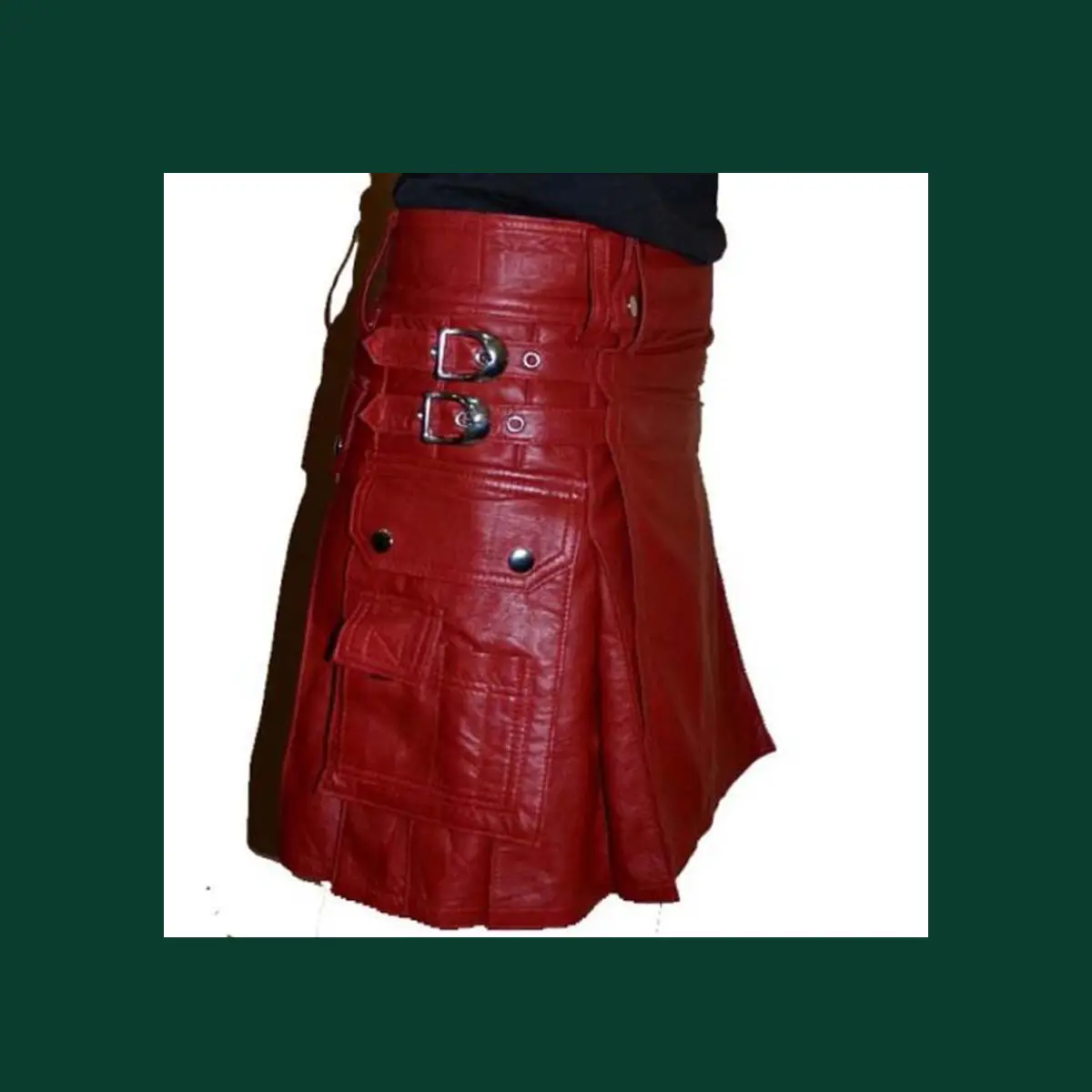 leather scottish warrior style kilt leather scottish warrior style kilt