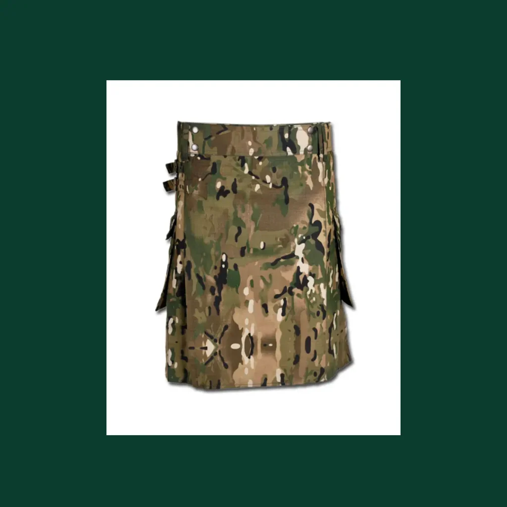 multi camo kilt