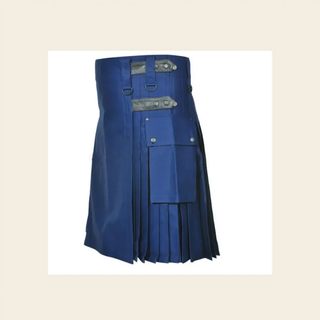navy blue leather straps utility