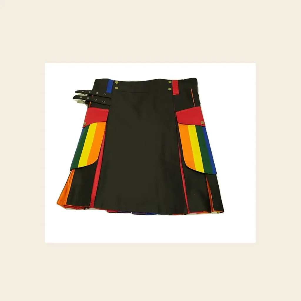 rainbow kilt gay pride rainbow