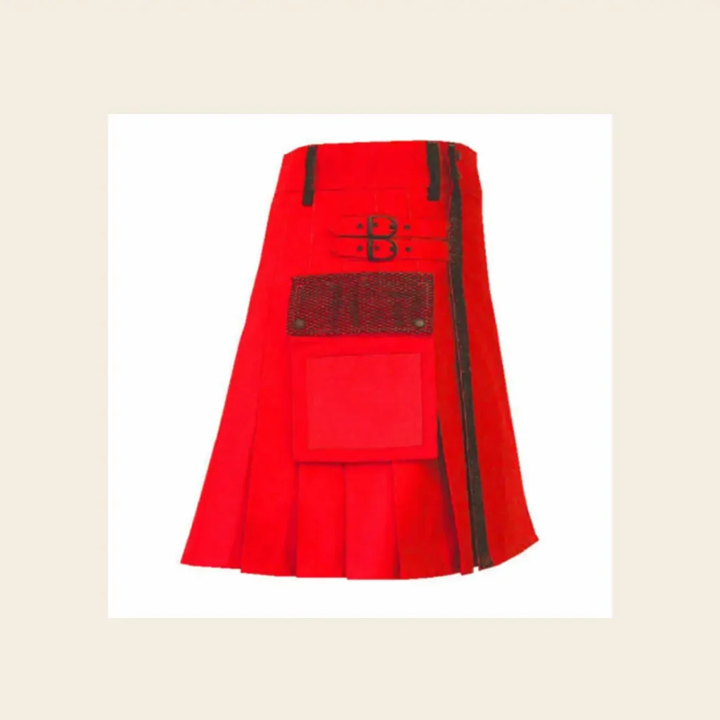 red utility kilt