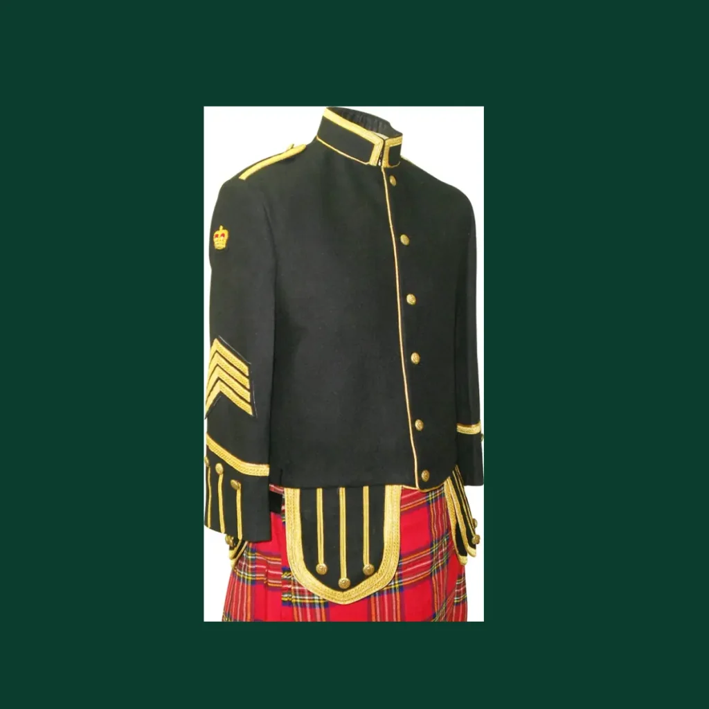 scottish bagpiper traditional kilt