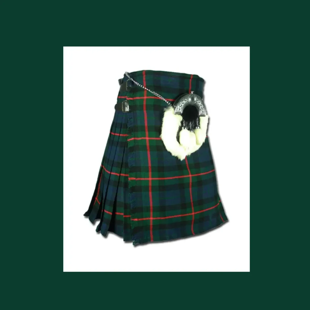 scottish thistle tartan kilt