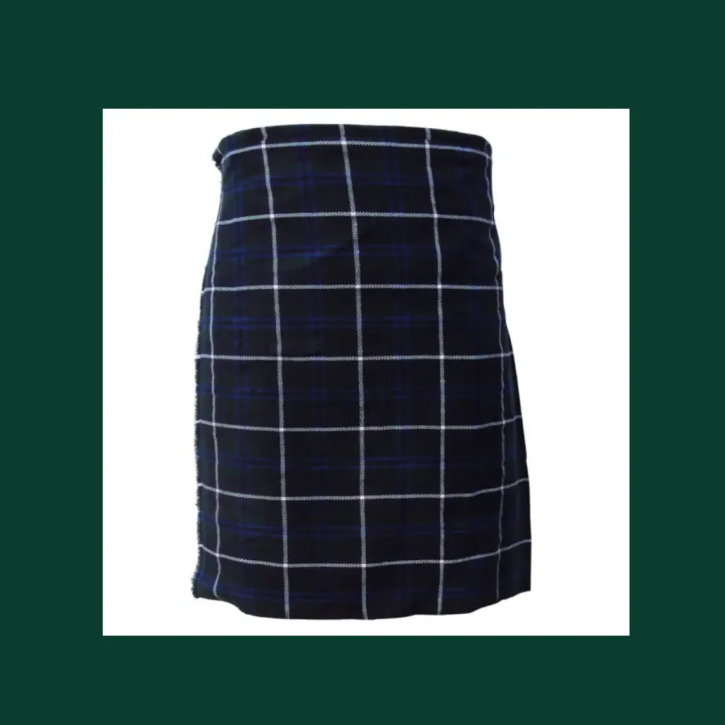traditional scottish kilt with tartan