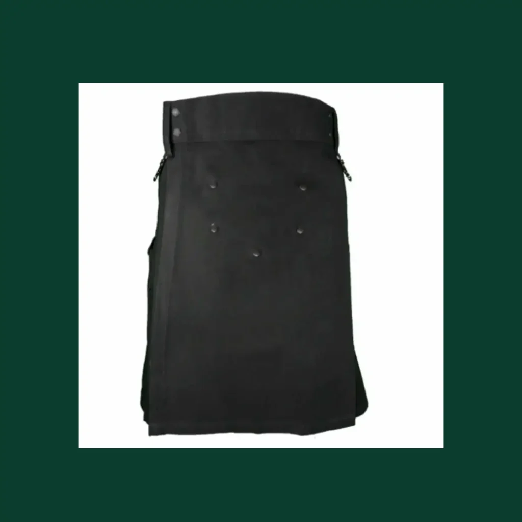 women wilderness black utility kilt